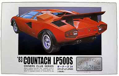 Arii Owners Club 1/24 23 1983 Countach LP500S 1/24 Scale Kit (Microace)