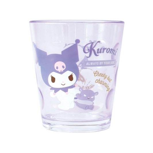 T's Factory Sanrio Dot Tumbler Badge Logo Kuromi