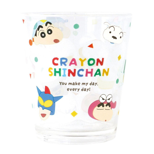 T's Factory Crayon Shin Chan Dot Tumbler Colorful Logo Or Face