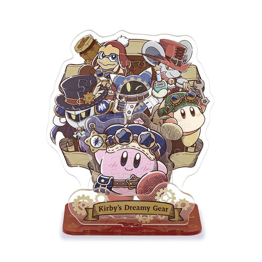 Jigsaw Puzzle Kirby Acrylic Stand Pop — Kirby and the Illusory Gears (38 Pieces)