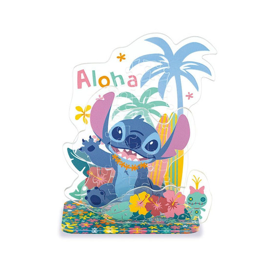 Jigsaw Puzzle Acrylic Stand Pop Stitch Aloha (32 Pieces)