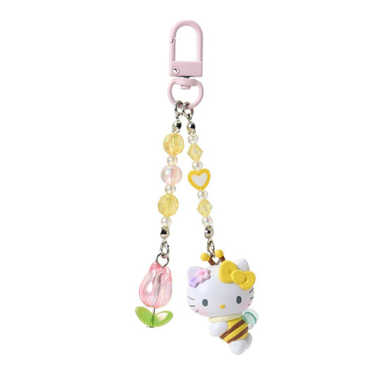  Sanrio Hello Kitty Keychain Flower Loving Bee 793370 