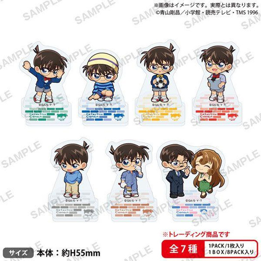  Bushi Road Creative BUSHIROAD THE BOX: Detective Conan Conan Galore Mini Acrylic Stand Complete Box (8pcs) 