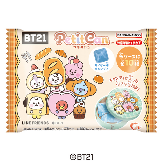 Heart Petit Can BT21 BOX (10pcs)