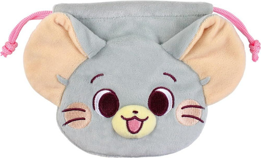 T's Factory Tom And Jerry Plush Drawstring Bag Tom And Jerry Pretend Play Hiragana Taffy