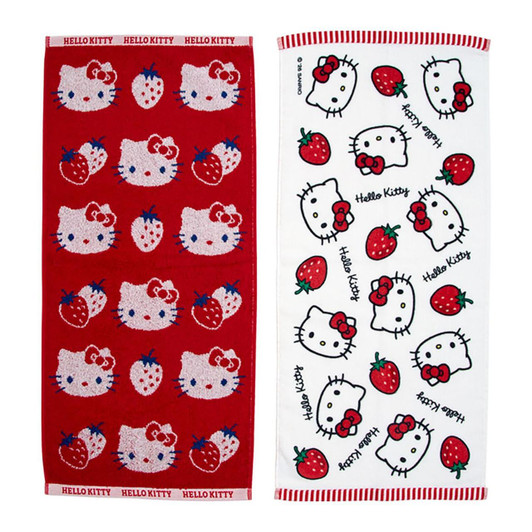  Sanrio Hello Kitty Face Towel Two-Piece Set 728501 
