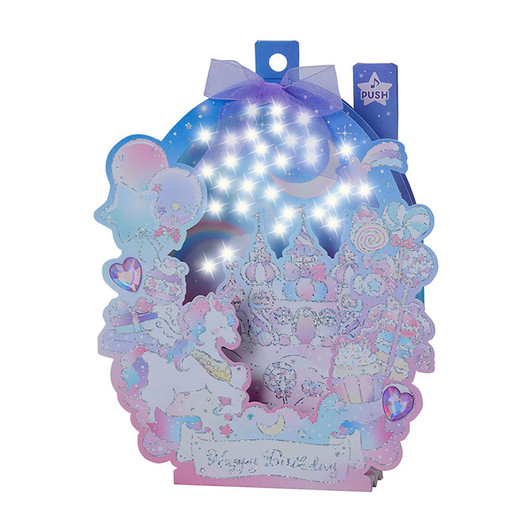 Sanrio Other Birthday Greeting Card Light And Melody Unicorn JPME74-6 878731