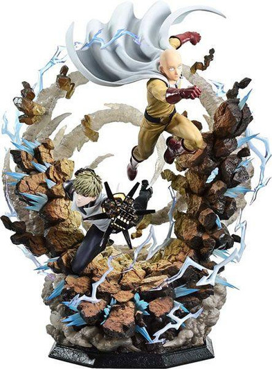  Prime 1 Studio Ultimate Premium Masterline One Punch Man Saitama And Genos DX Version 1/4 Figures 