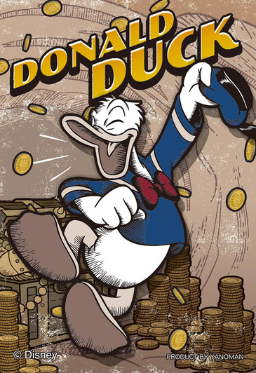 Jigsaw Puzzle Vintage / Donald Duck (70 Pieces)