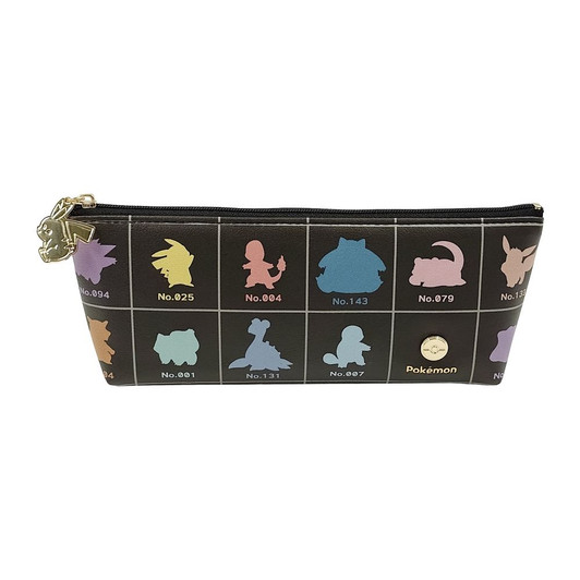 Pokemon Center Original Slim Pouch Silhouette Colorful