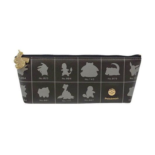  Pokemon Center Original Slim Pouch Silhouette Monotone 