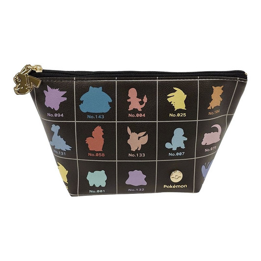 Pokemon Center Original Boat Shaped Pouch Silhouette Colorful