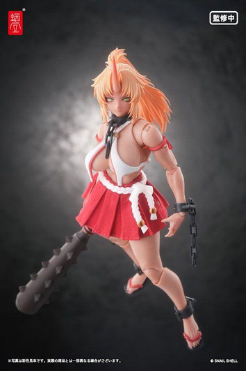  Snail Shell 1/12 RPGEX-08 Demon Shrine Maiden Second Daughter Momiji Action Figure 