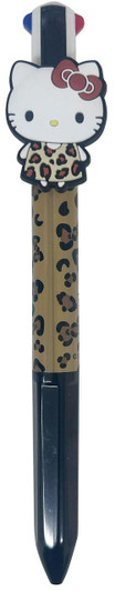  iplanning Leopard Four Color Ballpoint Pen With Sanrio Mascot Attached 
