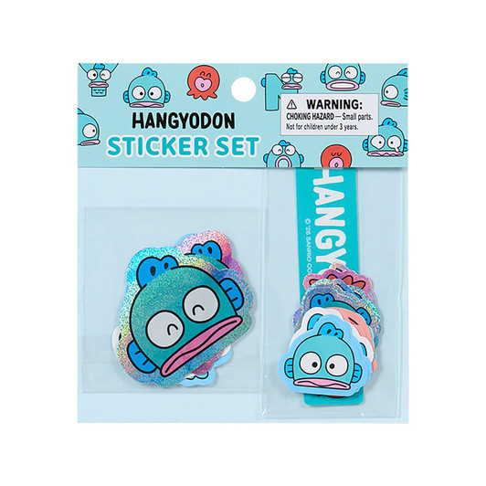 Sanrio Hangyodon Sticker Set And Bad Badtz-Maru Funny Face Design 753726