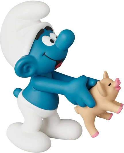  Medicom UDF No. 910 UDF Smurf Series 3 - SMURF With PIG Figure 