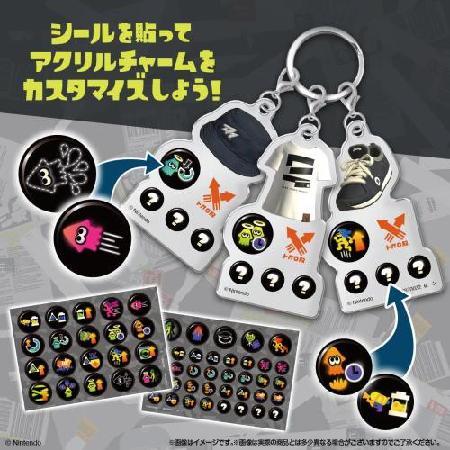  Bandai Candy Splatoon 3 Triple Gear Charm Collection BOX(10pcs) 