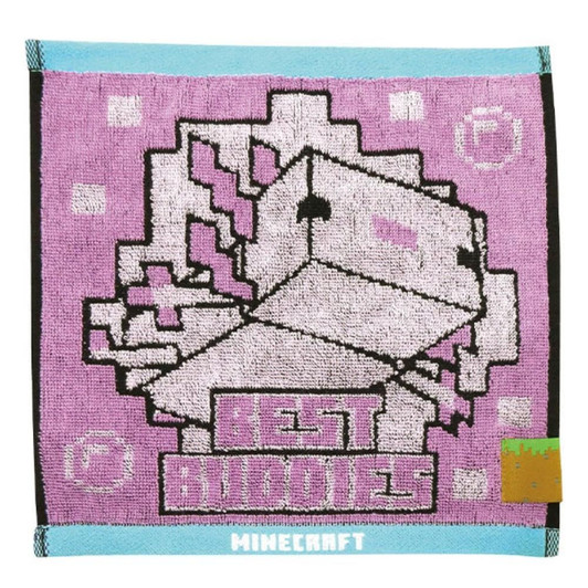 Kcompany Minecraft Jacquard Mini Towel Axolotl