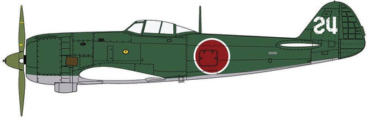 Hasegawa 1/48 Nakajima Ki84 Hayate [Frank] Prototype Plastic Model