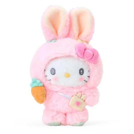  Sanrio Hello Kitty Plush Toy Fluffy Eared Rabbit Club 629863 