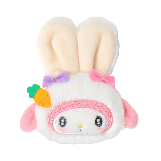 Sanrio My Melody Hair Clip Fluffy Eared Bunny Club 777242