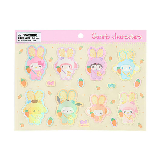 Sanrio Other Sticker (Fluffy Eared Bunny Club) Characters 777463