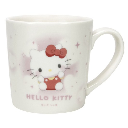 T's Factory Sanrio Mug Cup Cheek Poke Hello Kitty