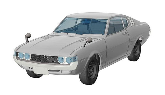 Hasegawa 1/32 Toyota Celica LB 1600GT Social Silver Plastic Model