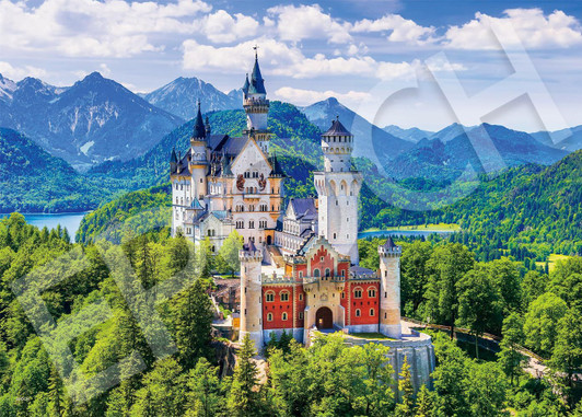 Jigsaw Puzzle Magnificent Neuschwanstein Castle - Germany (500 Pieces)