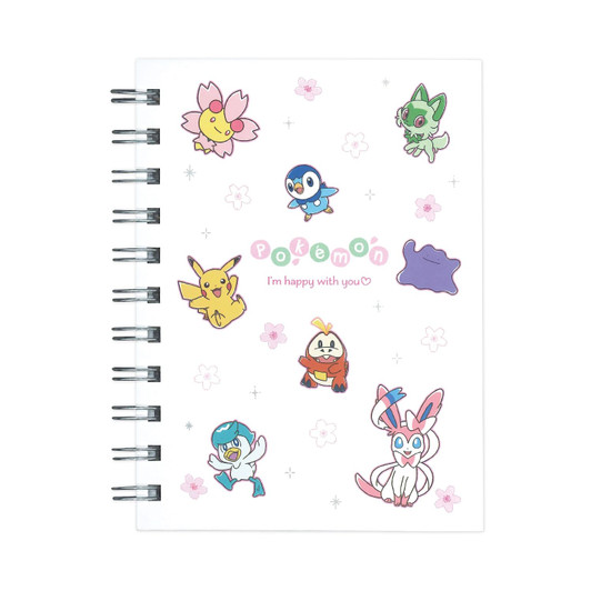 Pokemon Center Original A6W Ring Notebook / Sakura Flyer