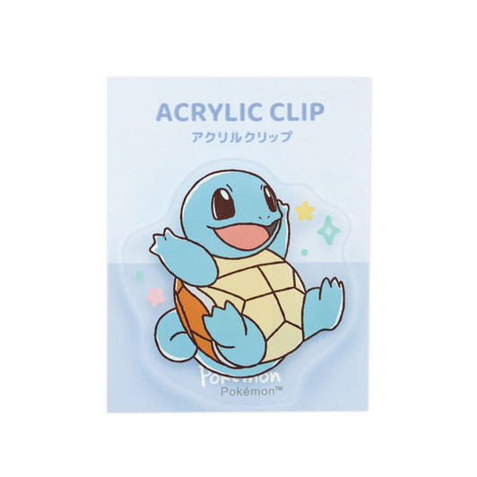 Pokemon Center Original Die-Cut Acrylic Tulip / Squirtle