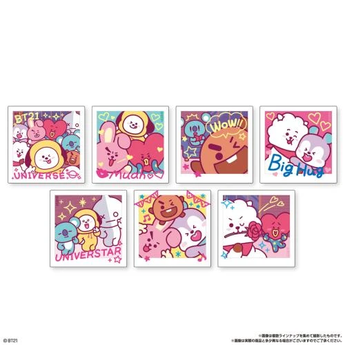  Bandai Candy BT21 Snack With Die Cut Sticker BOX(10pcs) 