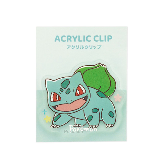 Pokemon Center Original Die Cut Acrylic Tulip / Bulbasaur