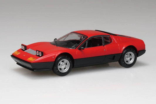  Aoshima RakuPla Snap Kit 1/32 No. 26-RD FERRARI 512 BB (Red) Plastic Model 