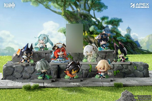 Tokyo Figure APEX Genshin Impact Battlefield Heroism Trading Figures Sumeru Edition 9 Piece Box