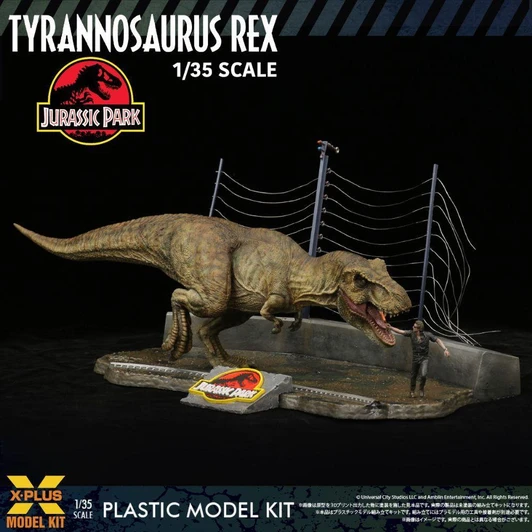 Other 1/35 Tyrannosaurus Rex Plastic Model Kit (Jurassic Park) 