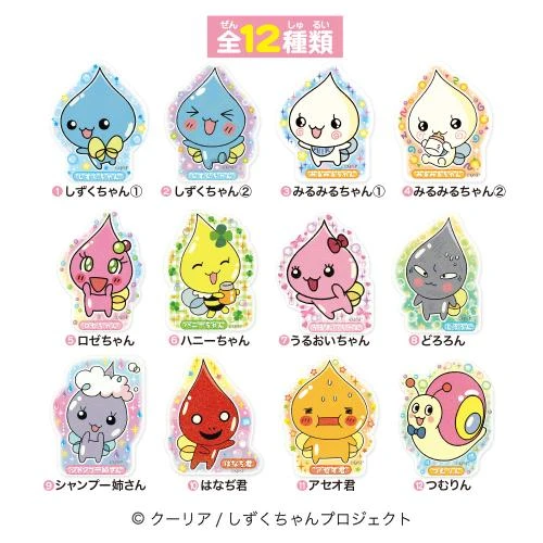  Heart Shizuku Chan Kirapuru Stickers BOX(12pcs) 