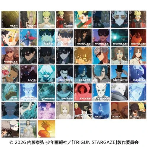  Ensky TRIGUN STARGAZE Square Clear Card Box (17pcs) 
