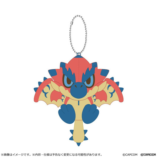 Capcom Mondefo Mascot Keychain Rathalos (Monster Hunter)