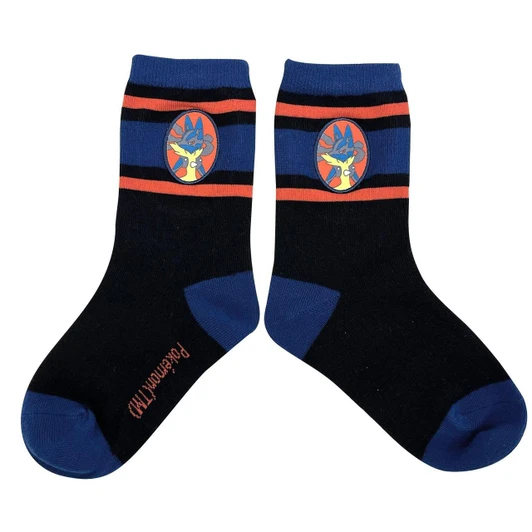  Pokemon Center Original Jigglypuff Patch Socks Mega Lucario Junior (15-21 Cm) 