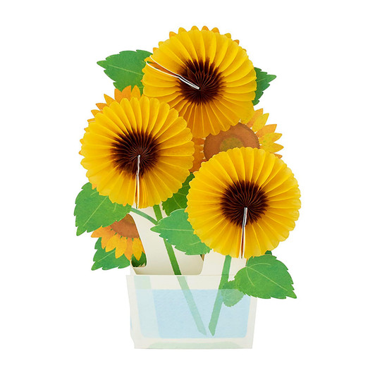 Sanrio Other Message Card Summer Honeycomb Paper Card Sunflower JSP 27-6 038318