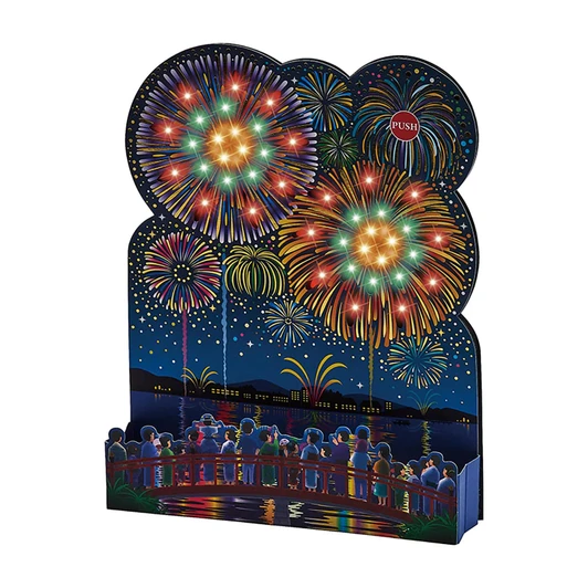 Sanrio Other Message Card Summer Light And Sound Fireworks JSP 56-6 040754