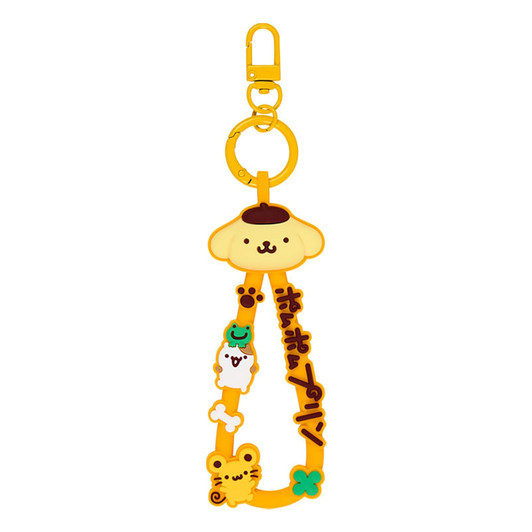 Sanrio PomPom Purin Rubber Cord Key Holder Character Awards First Edition 828271