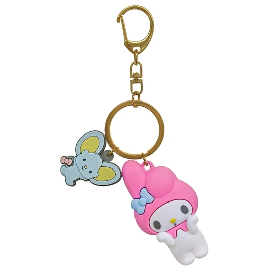 T's Factory Sanrio Twin Rubber Key Holder My Melody