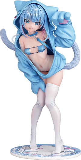 Phat! Kanzarin-chan: Cat-Eared Hoodie Ver. 1/6 Figure (virtual illustrator Kanzarin)