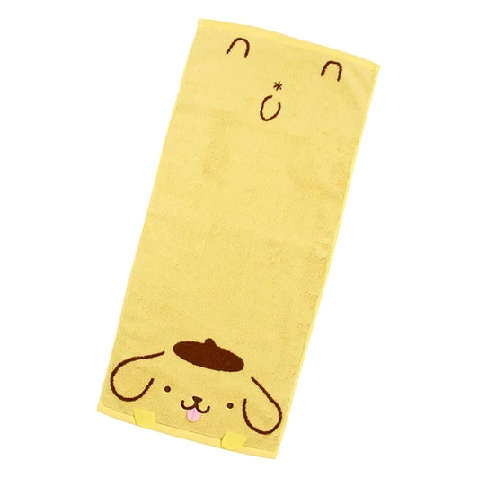 Sanrio PomPom Purin Face Towel (Pudding Makes You Full, Happy Pudding) 852490