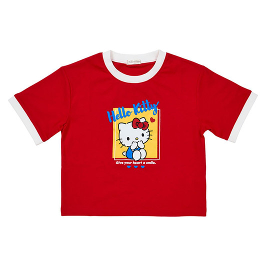 Sanrio Other Kids Short Sleeve T Shirt Hello Kitty Red 865991