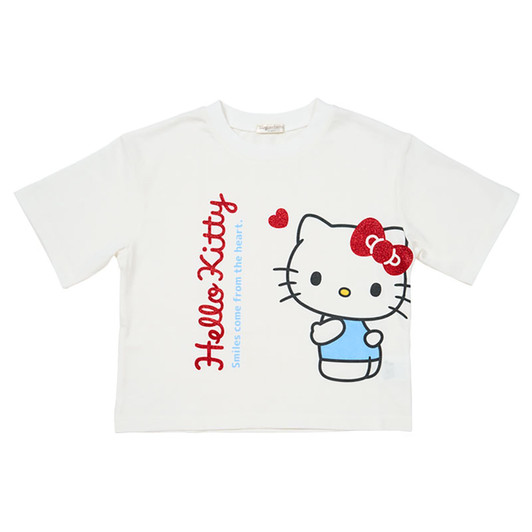 Sanrio Other Kids Short Sleeve T Shirt Hello Kitty White 827037