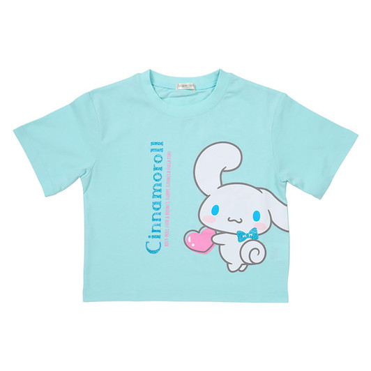 Sanrio Other Kids Short Sleeve T Shirt Cinnamoroll Light Blue 827568