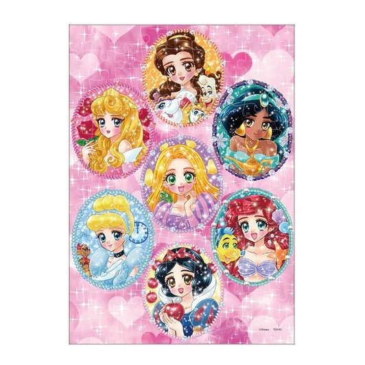 Jigsaw Puzzle Disney Princess Art Collection by Shoko Nakagawa (108 Pieces)